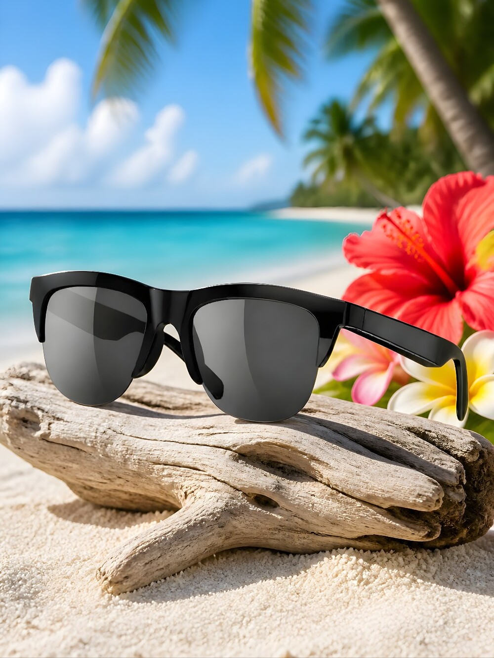 NWT DMES Smart Audio Sunglasses Bluetooth Open Ear Calls Translation Black - Picture 8 of 17